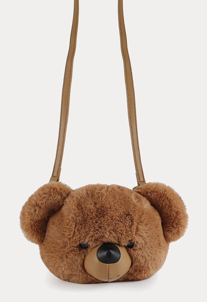Furry Cartoon Bear Shoulder Bag Sale
