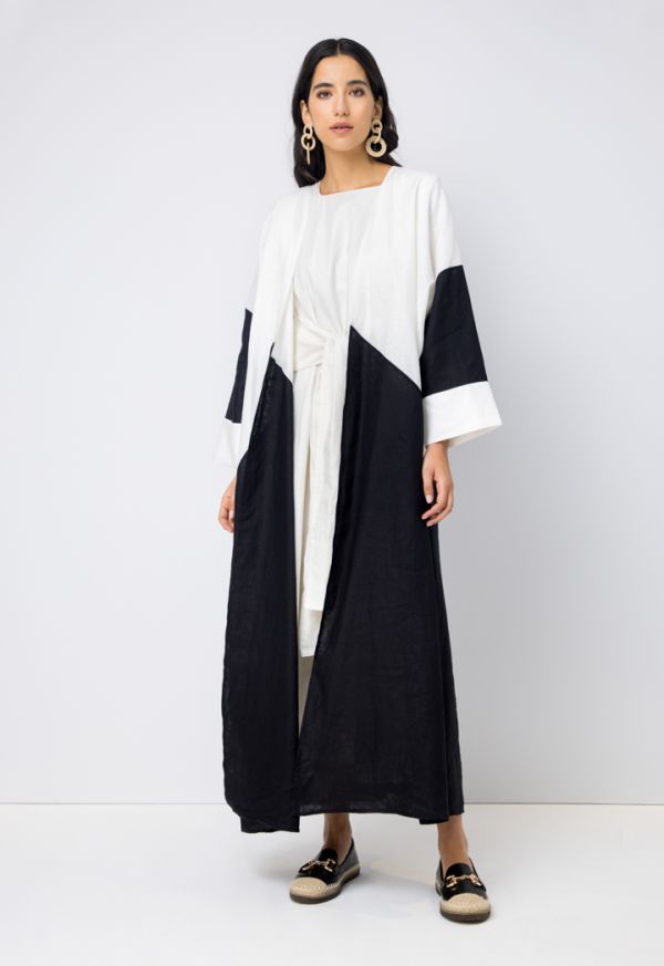 Open 2025 front abaya