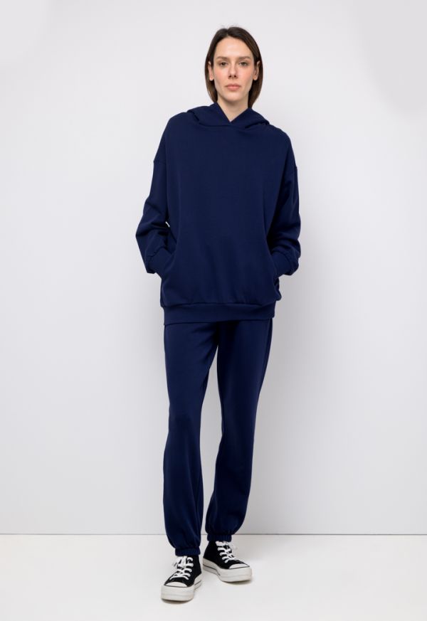 Oversized drop deals shoulder hoodie