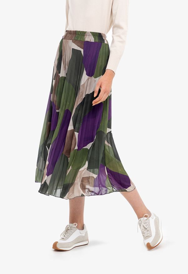 Pleated maxi deals skirt sale