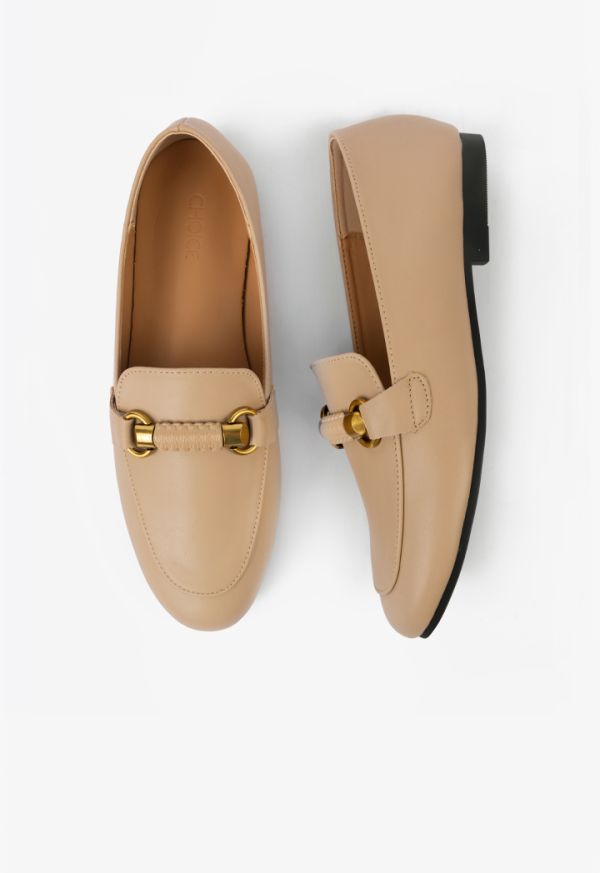 Solid Horse Bit Loafers