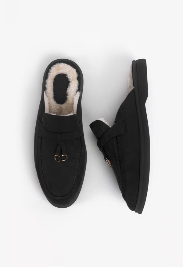 Fur on sale lined mules
