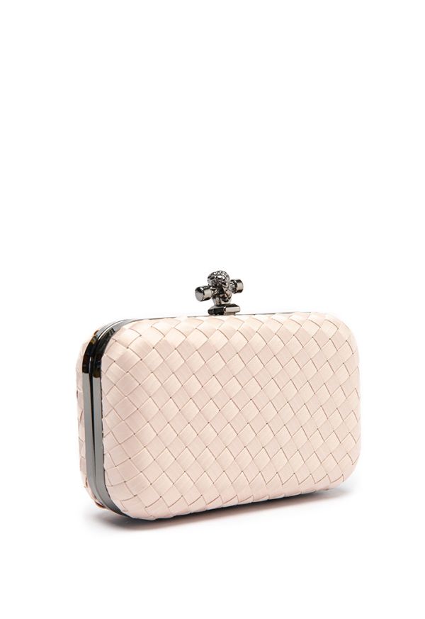 Solid Knot Woven Clutch Bag