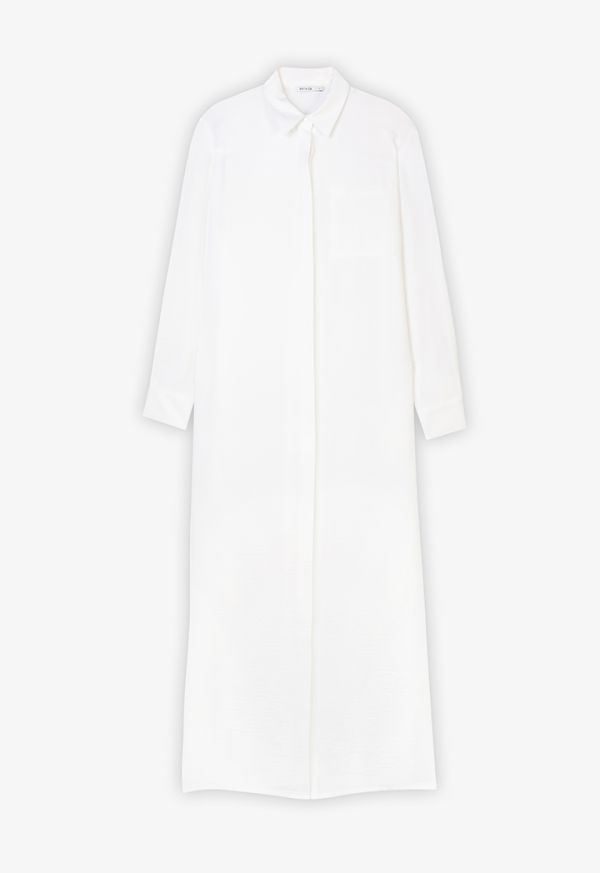 Oversized Long Sleeves Shirt Dress