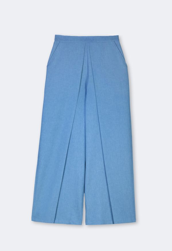 Overlay Wide Leg Trousers