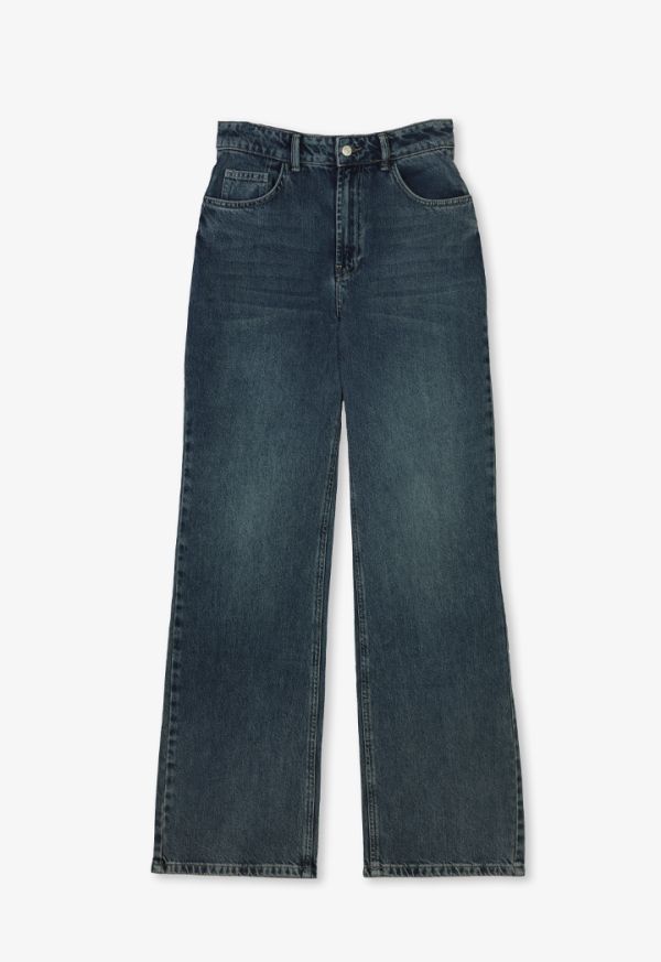 Straight Cut High Waist Jeans