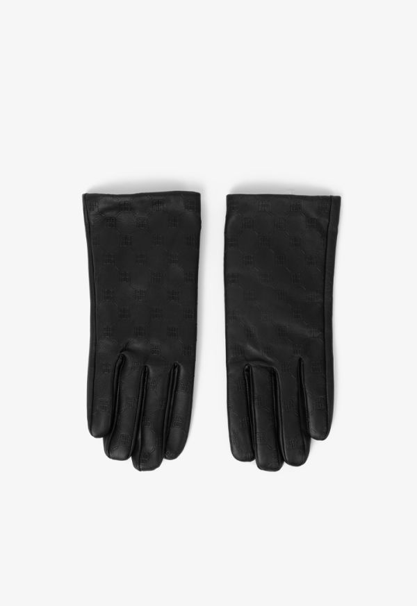 Textured Monogram Gloves