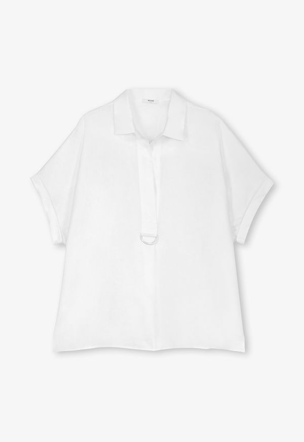 V-Neck Continuous Short Sleeves Shirt