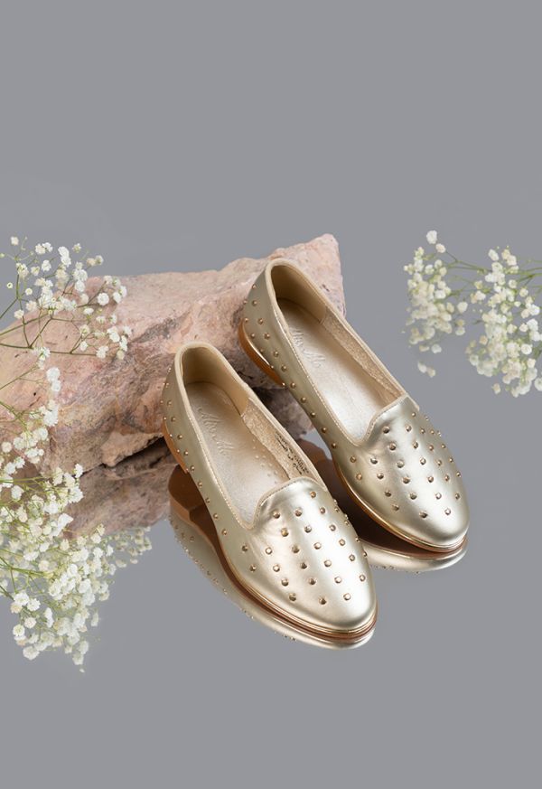 Studded flats online