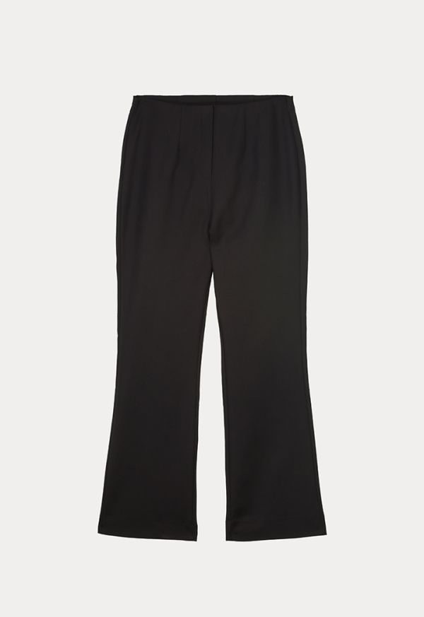 Straight Cut Solid Trousers