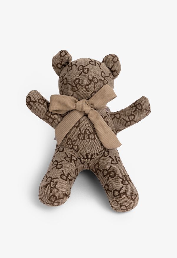 Knitted Monogram Bear Toy