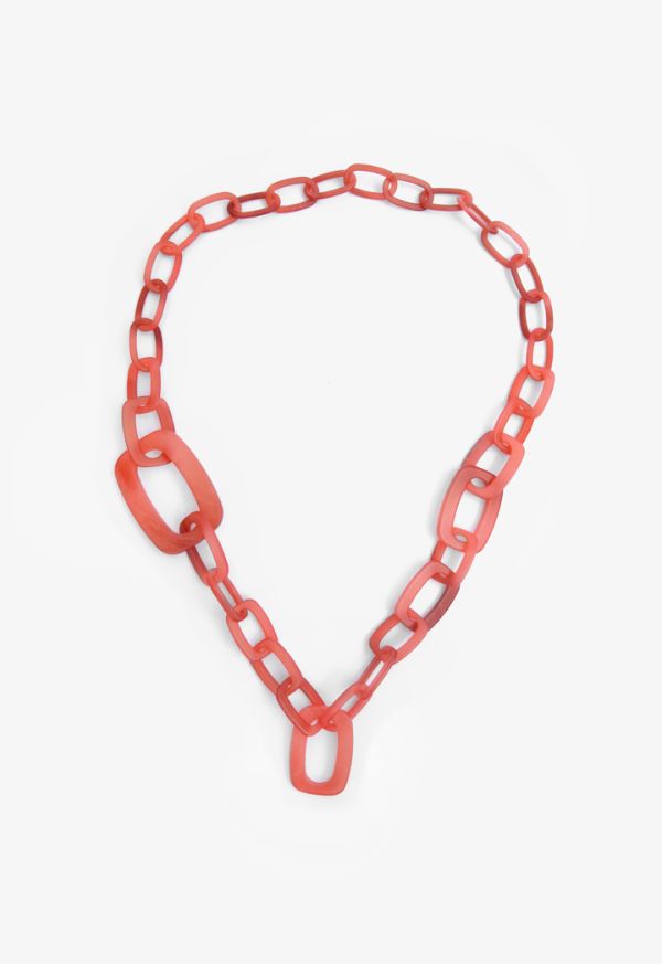 Solid Vibrant Chain Necklace