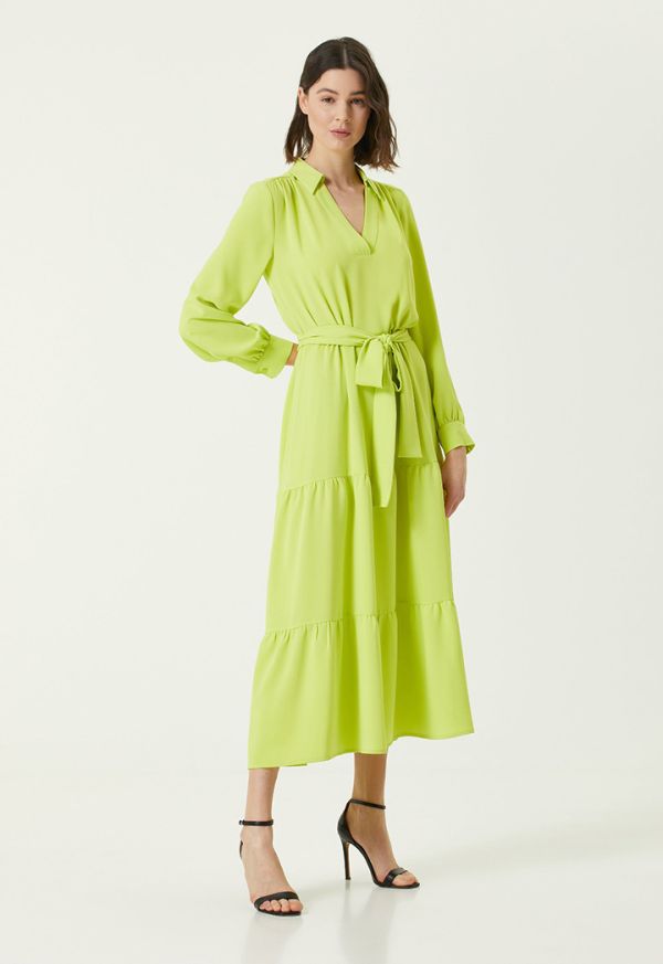 فستان ميدي أخضر - عروض