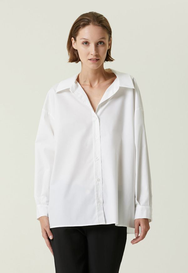 Collection Loose Cotton Shirt White