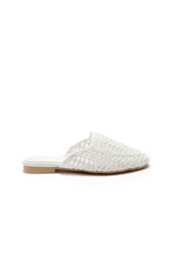 Wave Basket Weave Mules Sandals