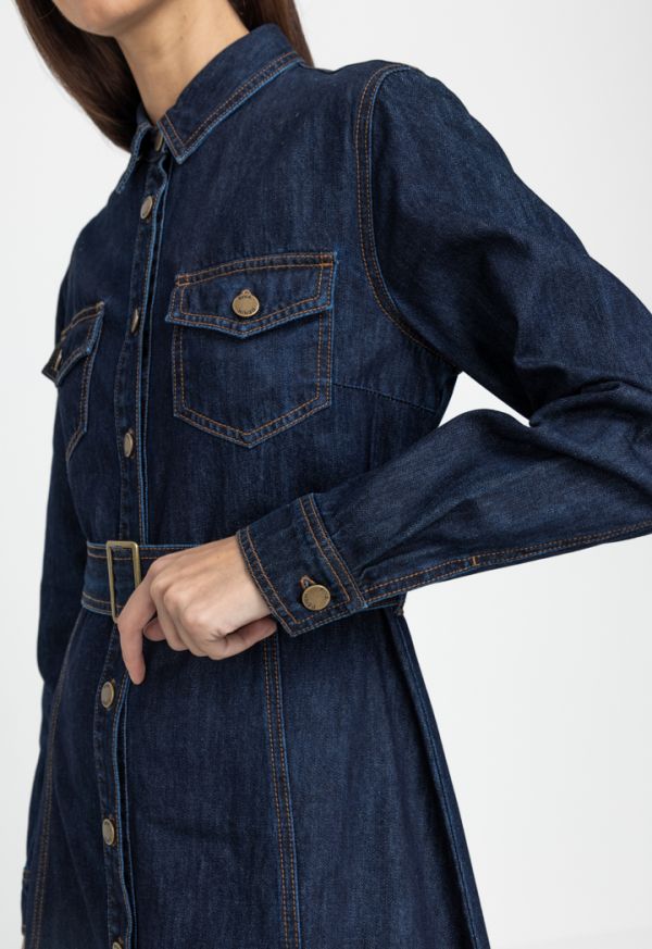 Ellezarra denim shirt dress sale