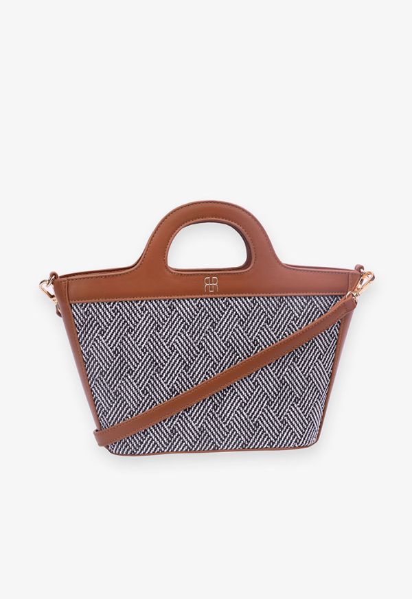 Modern Woven Straw Handbag