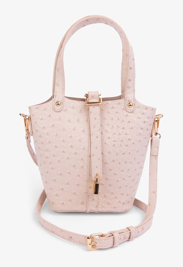Ostrich clearance skin handbag