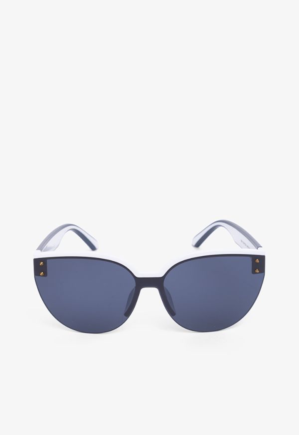 Half Wire Studded Sunglasses