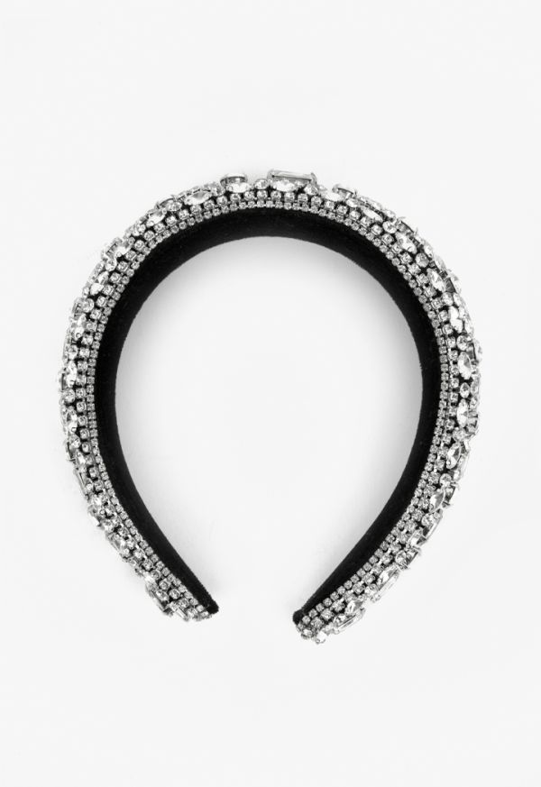 Quilted Crystal Embellished Headband
