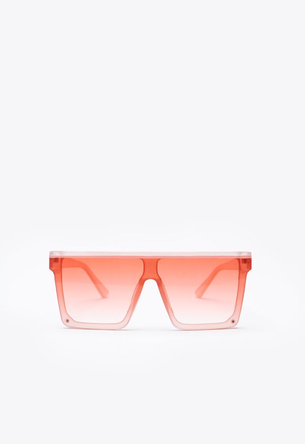 Big Frame Square Top Rivet Sunglasses