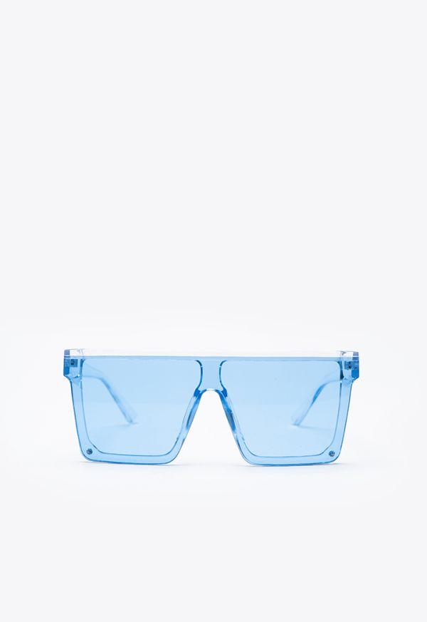 Big Frame Square Top Rivet Sunglasses