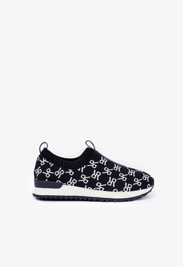 Sporty Monogram Laceless Sneakers