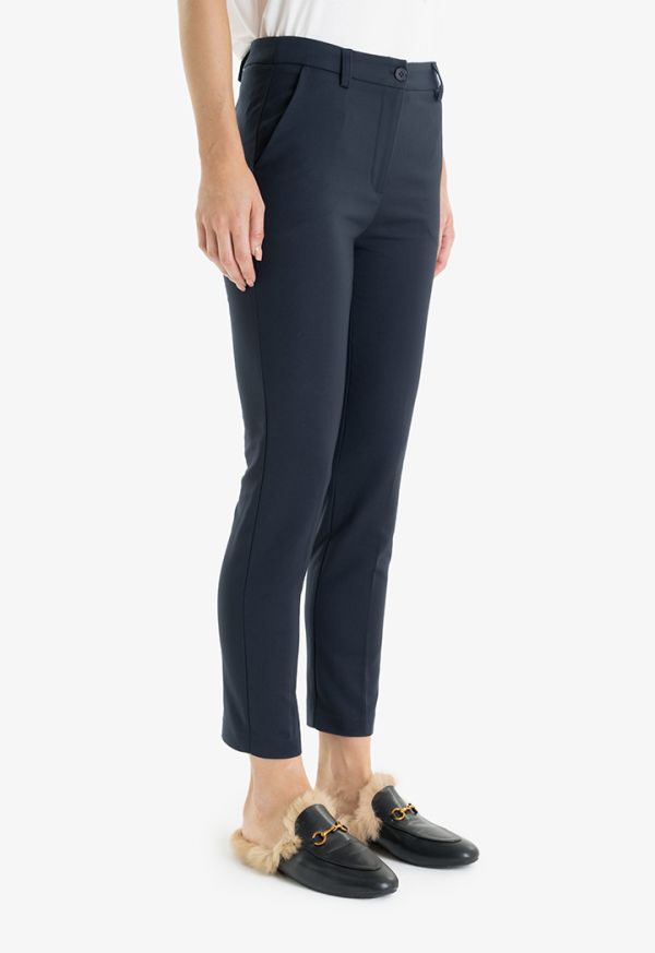 Formal Solid Slim Fit Trouser -Sale