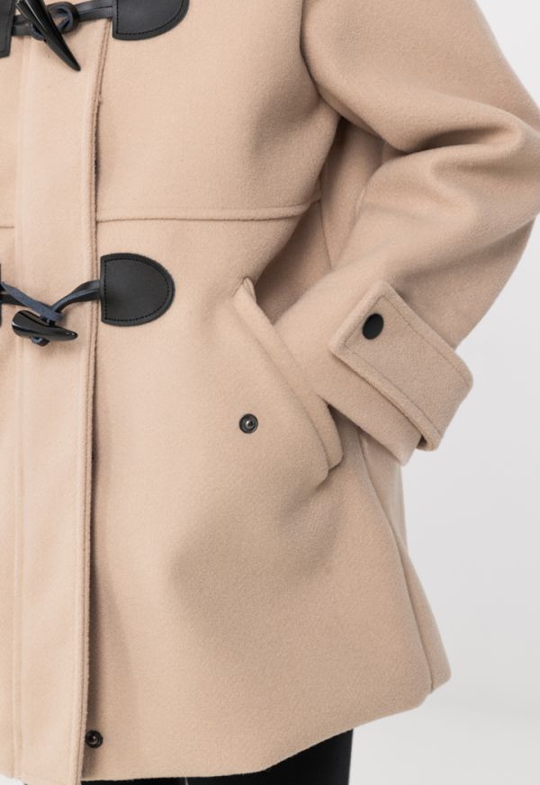 Faux Fur Embellished Coat