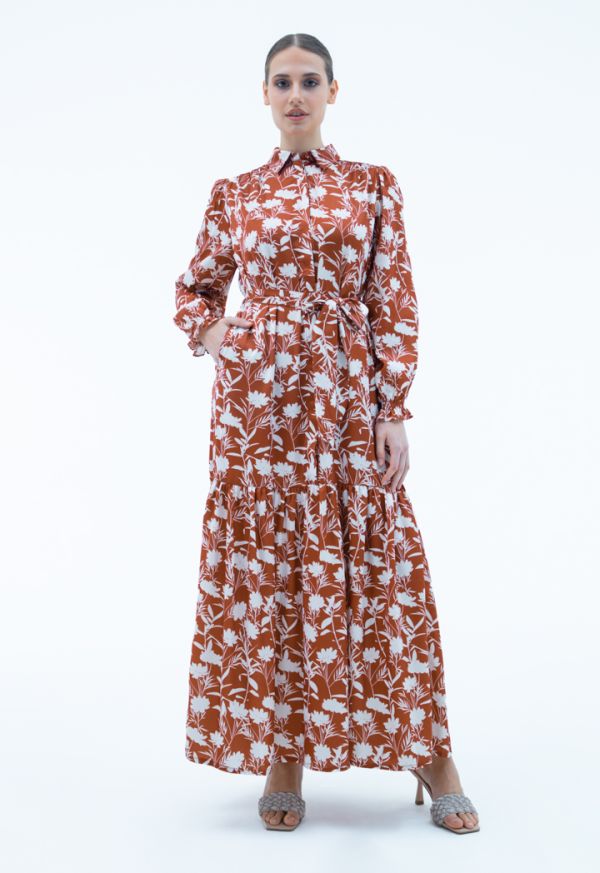Printed Maxi Dress -Sale