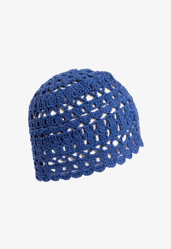 Solid Knitted Crochet Hat
