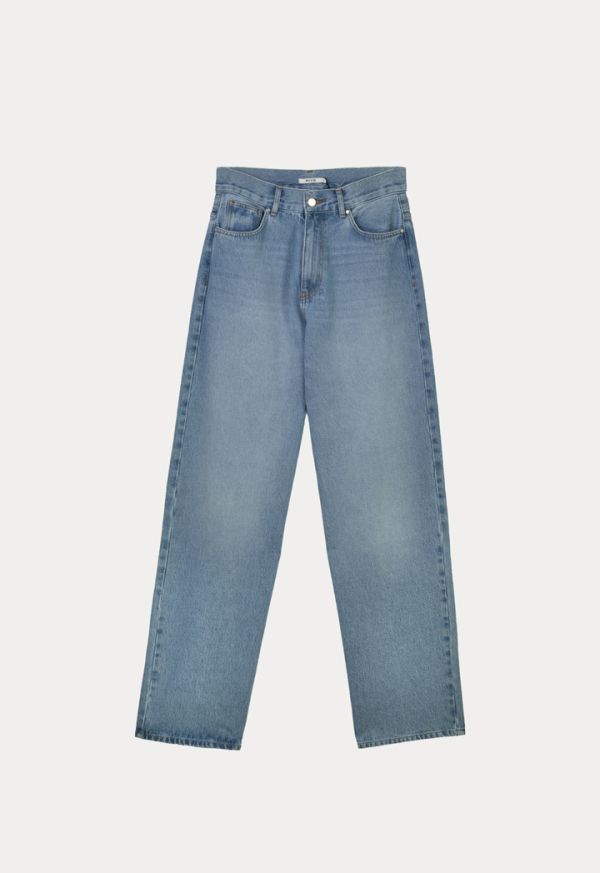 Mid High Rise Baggy Denim Jeans -Sale