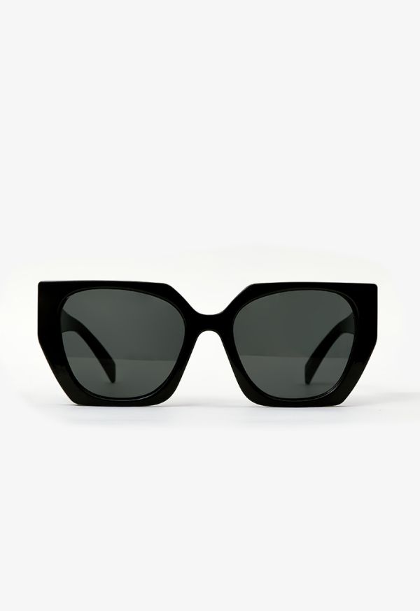 Dramatic Oversized Cateye Sunglasses