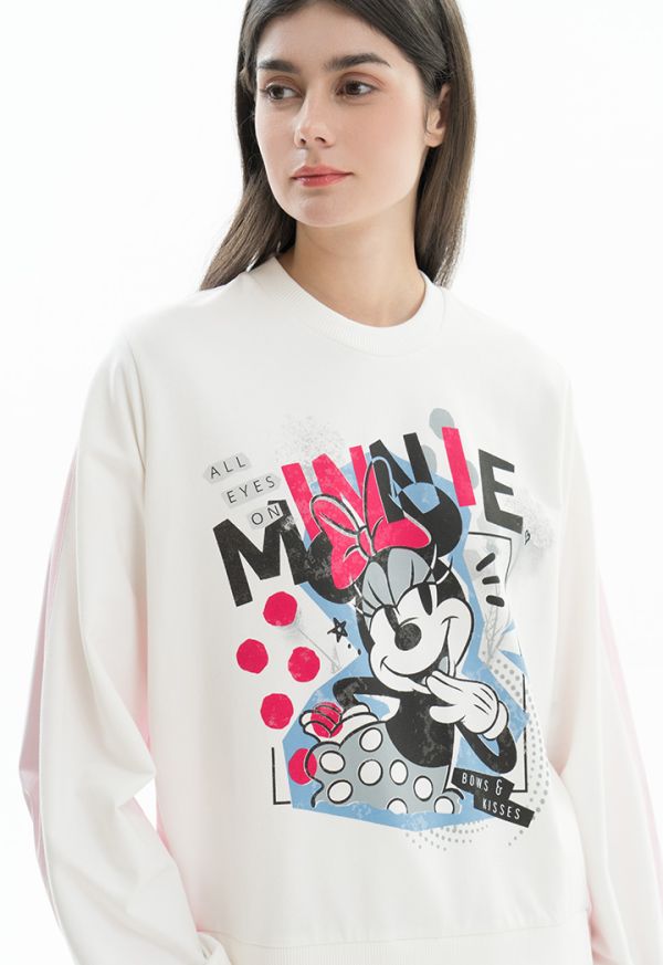 Two Tone Minnie Mouse Hoodie -Sale