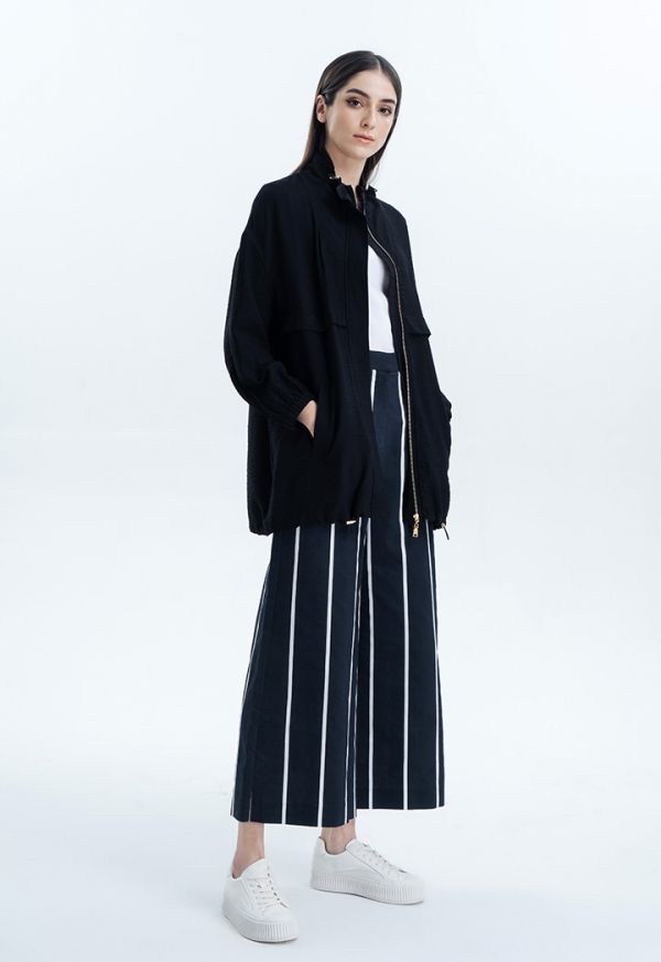 Contrast Vertical Striped Wide Trouser -Sale