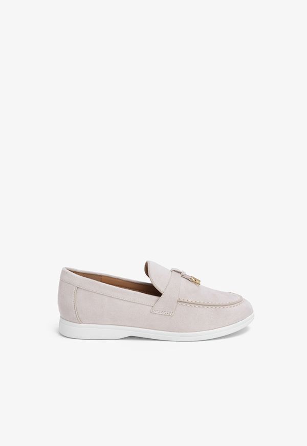 Classic Solid Charms Loafers