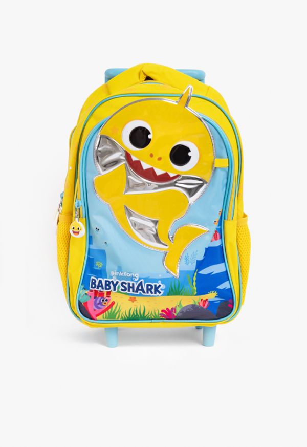 Baby Shark Yellow Trolley Bag