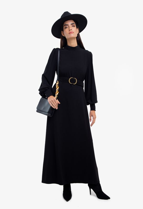Solid Simple Casual Maxi Dress -Sale