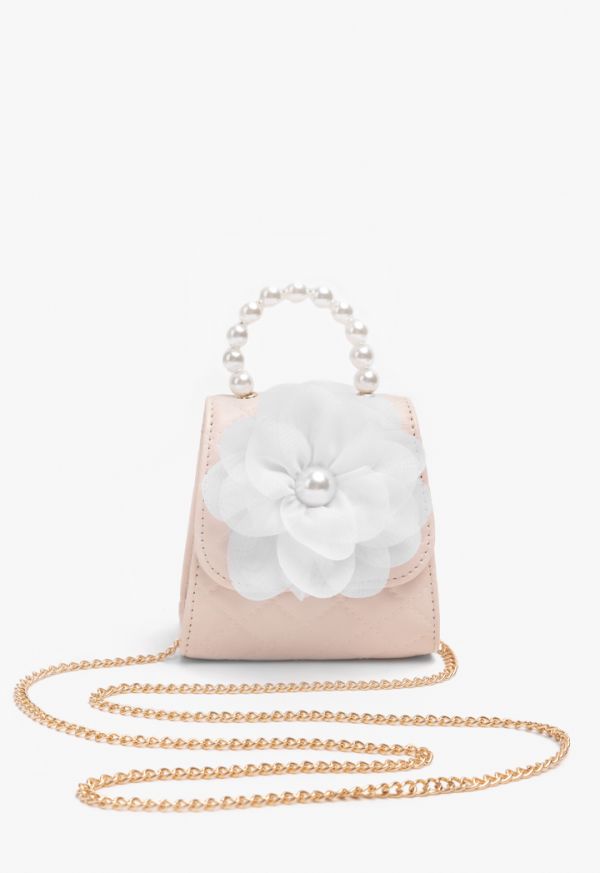 Embellished Floral Crossbody Bag
