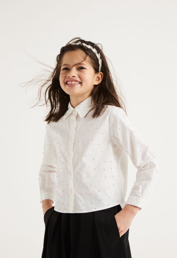 Girls dress shirts hotsell