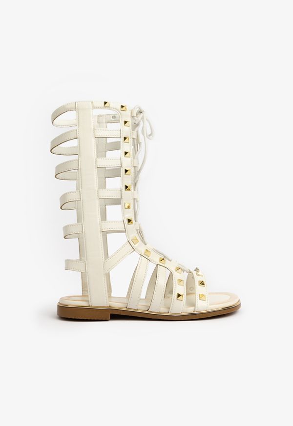 Studded Zip Up Gladiator Sandals