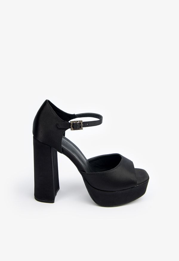 Iconic Open Toe Platform Heels