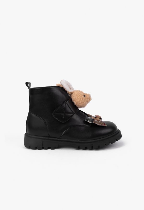Bow and Bear Embellished Boots