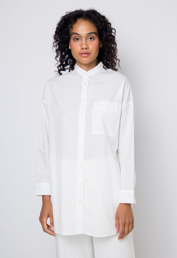 Single Tone Drop Shoulder Shirt