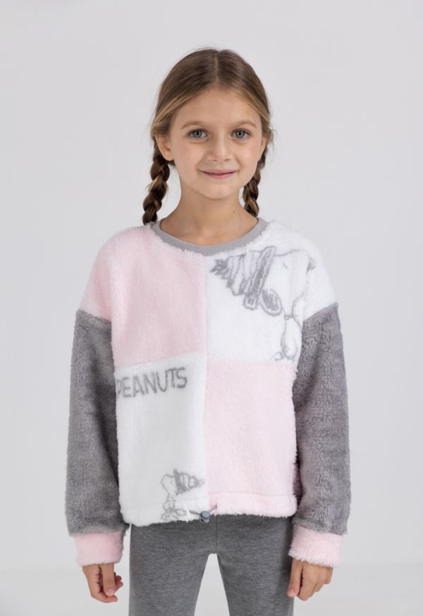 Peanuts Fuzzy Sherpa Sweater