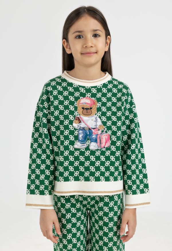 Knitted Monogram Sweater