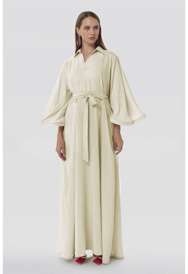 Butterfly sleeve maxi discount dress