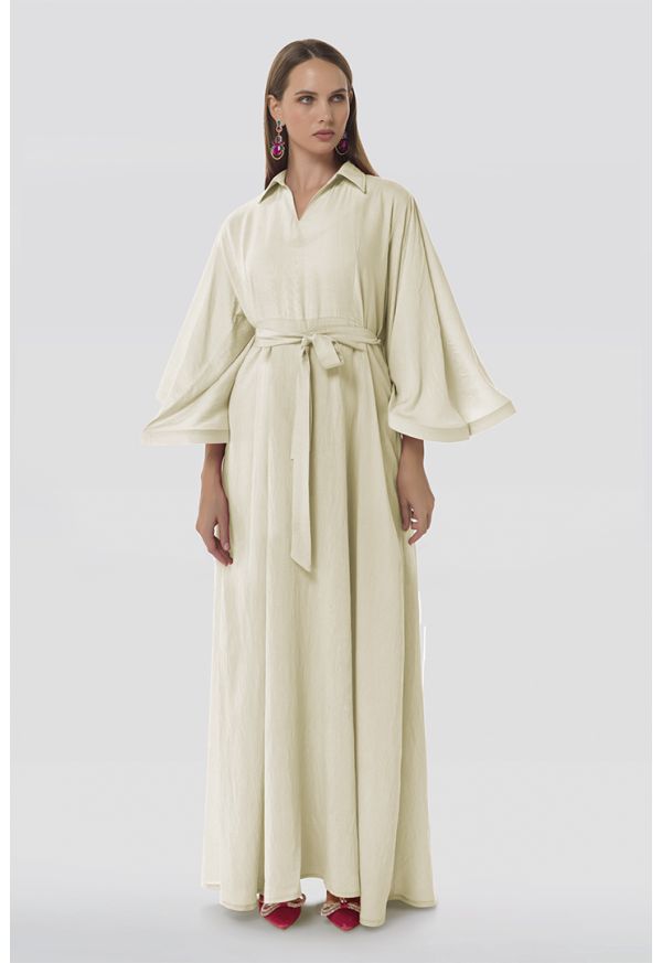 Flared Butterfly Sleeves Maxi Dress -Sale