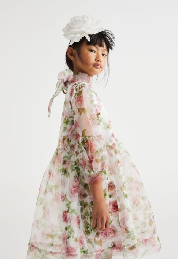 Transparent Floral Dress Combo (2PCS)