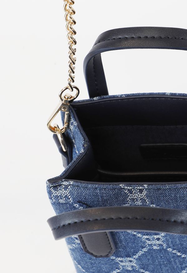 Guess denim bag sale sales
